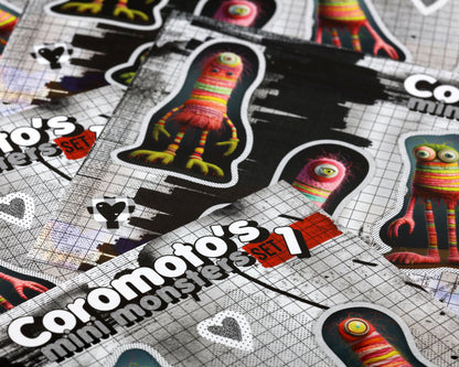 Coromoto's Mini Monster Factory Stickers Set #001