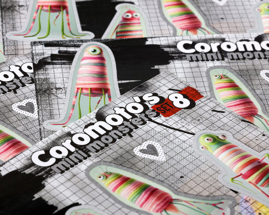 Coromoto's Mini Monster Factory Stickers Set #008