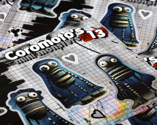 Coromoto's Mini Monster Factory Stickers Set #013